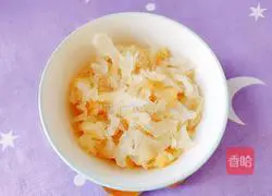 Apple Tremella fuciformis Illustration of how to make soup 3