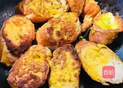 Egg Illustration of how to make fried sticks 4