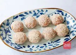 Illustration of how to make pearl glutinous rice balls 11