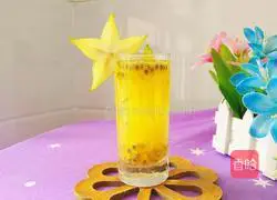 Illustration of how to make star fruit and passion fruit low-fat meal 9