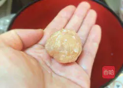 Illustration of how to make shrimp and chicken meatball soup 8