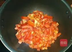 Illustration of how to make tomato and egg drop soup 4