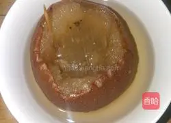 Illustration of how to make Sichuan scallops and rock sugar stewed snow pears 4