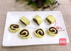 Purple sweet potato Illustration of how to make a roll 9