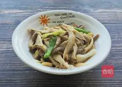 Illustration of how to make stir-fried pork with king oyster mushroom 11