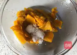 Illustration of how to make pumpkin steamed buns (one-time fermentation) 3