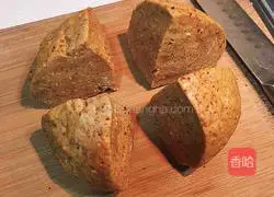 Recipe for making peanut flavored bread handmade snacks (air fryer version) 5