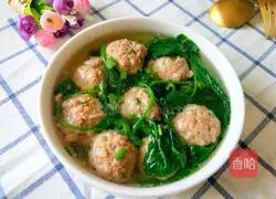 Illustration of the recipe of fungus and vegetable meatball soup 17
