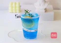 Blue Ocean Sparkling Drink Recipe Illustration 14