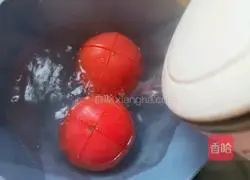 Illustration of how to make tomato and egg dumplings 2
