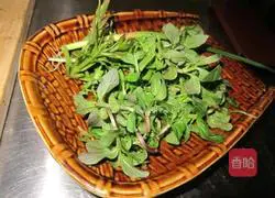 Illustration of how to make mint Gaya noodles 4
