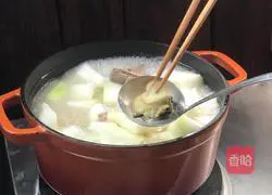 Recipe for watercress and winter melon bone soup Illustration 10