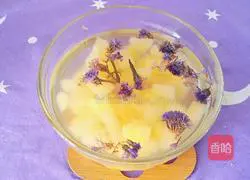 Pineapple Apple Forget-Me-Not Flower Tea Recipe Illustration 9