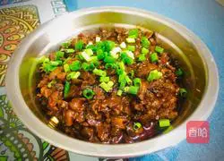 Illustration of how to make noodles with mushroom and beef sauce 8