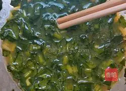 Spinach egg pancake recipe 3