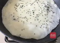 Illustration of how to make egg and sesame cake 4