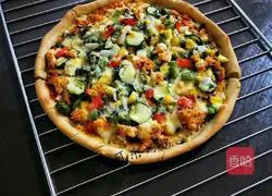 Illustration of how to make buckwheat noodle pizza 6