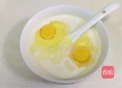 Illustration of how to make carrot and egg pancakes 4