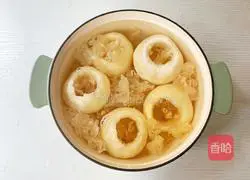 Roasted pears with rock sugar Practice illustration 6