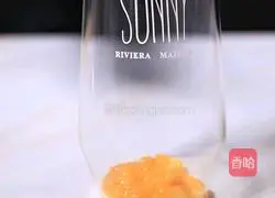 HiTea's same cheese mango Illustration of how to make mango (little rabbit running drink tutorial) 3