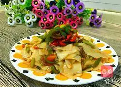 Illustration of how to make mutton fried noodles 14