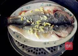 Illustration of how to make steamed seabass 3