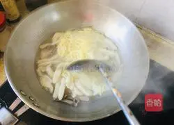 Illustration of how to make haggis and bamboo noodles 4