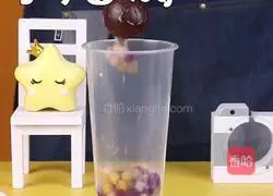 Milk Covered Tea | Taro Ball Cheese Mango Recipe Illustration 7