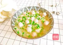 Winter Melon Meatball Soup Recipe Illustration 19