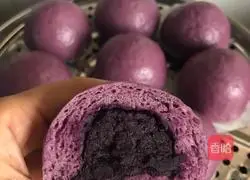 Illustration of how to make purple sweet potato buns 8