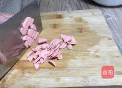 Illustration of how to make sweet potato leaf egg pancake 2