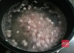 Mango grass jelly and sago recipe illustration 6