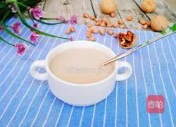 Illustration of how to make walnut and peanut milk 7