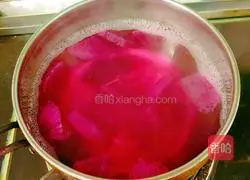  Illustration of how to make healthy dragon fruit sweet soup 6