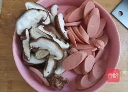 Ham stir-fry Illustration of making noodles 2