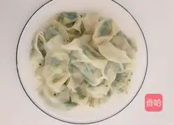 Illustration of home-style leek and egg wontons 8