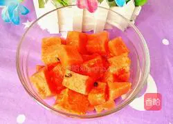 Watermelon milk pancakes ( Heart-shaped) illustration 2