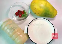 Yoghurt Papaya Cup Recipe Illustration 1