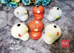 Illustration of how to make edible duck caps 16