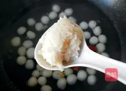 Illustration of how to make osmanthus rice wine balls 8