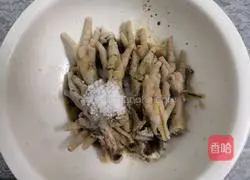 Cold salad Illustration of how to make boneless chicken feet 9