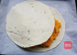Illustration of how to make poppy milk cheese sweet potato cake 8