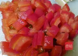 Illustration of how to make tomato and egg noodles 4