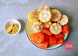 Corn Carrot Pork Ribs Soup Recipe Illustration 2