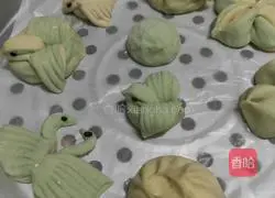 Illustration of how to make colorful steamed buns 8