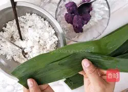 Illustration of how to make crystal rice dumplings 3