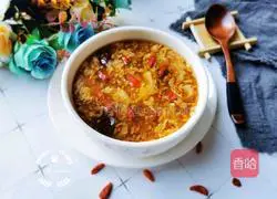 Illustration of how to make red date and egg glutinous rice soup 10