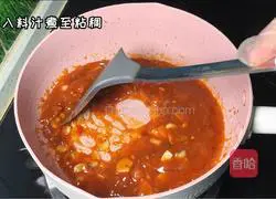 Illustration of making sauce-flavored pancake 5