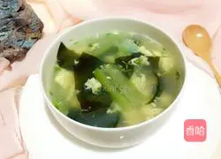 Illustration of how to make kelp egg drop soup 10