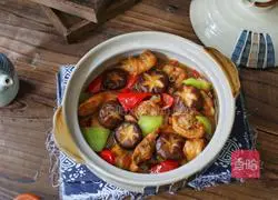 Mushroom stew Illustration of how to make chicken legs 21